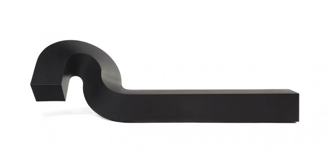 Clement Meadmore, (Australian, 1929-2005), Up Ende: Clement Meadmore (Australian, 1929-2005) Up Ended, 1969 painted aluminum edition of 4, inscribed Meadmore and dated 16 x 56 x 17 inches. Provenance: Irving Galleries, Milwaukee