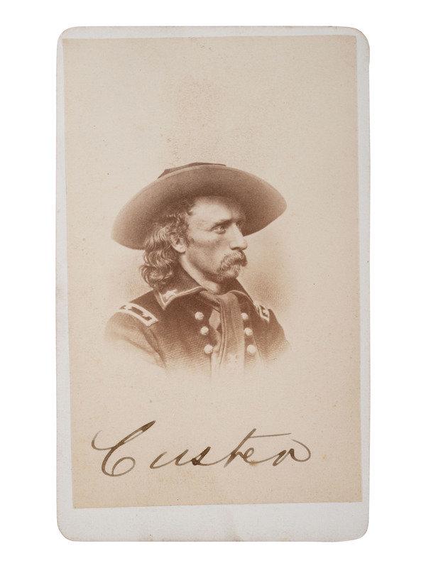 [CUSTER, George Armstrong (1839-1876)]. CDV engraving of General Custer. (1 of 2)