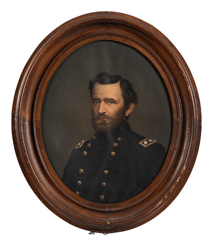 [GRANT, Ulysses S]. Chromolithograph portrait of the general. Cincinnati, OH: E.C. Middleton, 1864. (1 of 2)