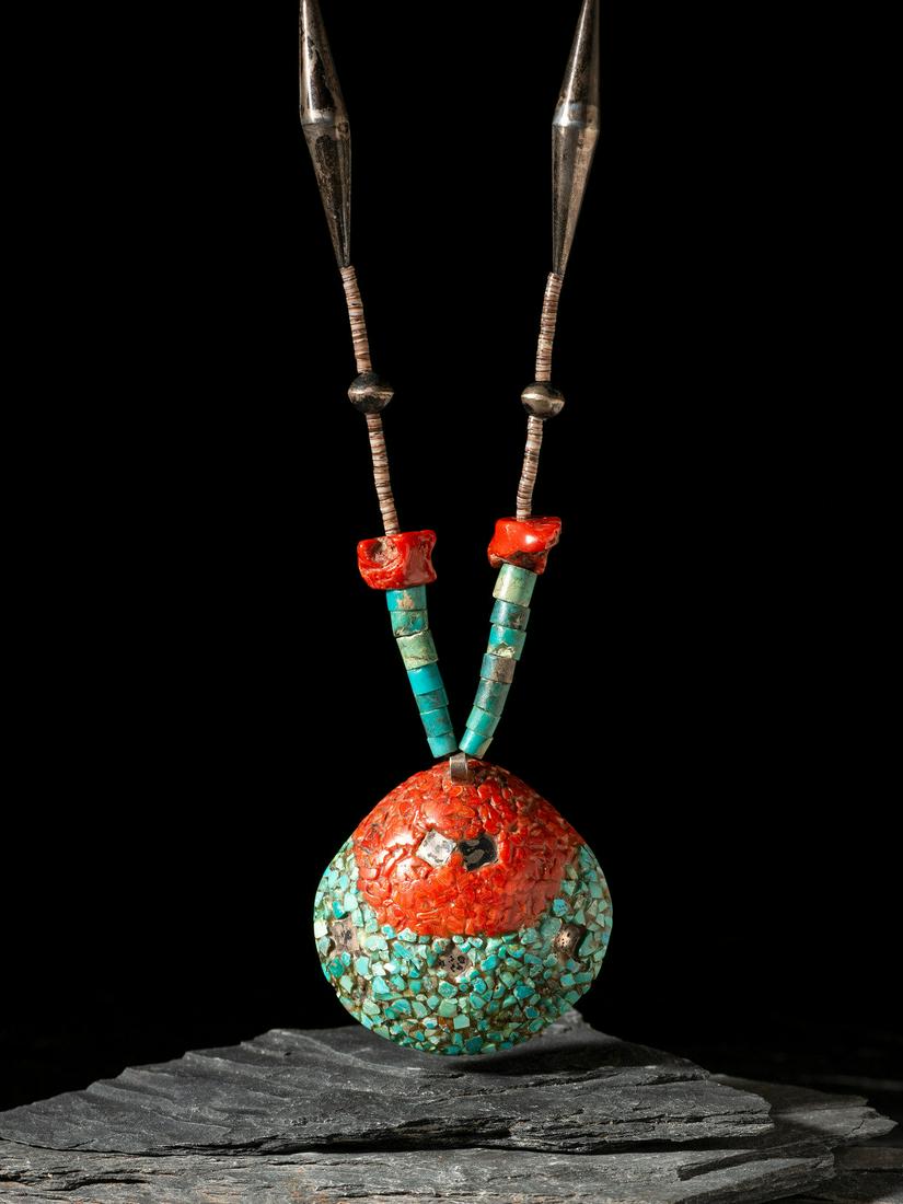 Pueblo Inlaid Shell Necklace (1 of 3)