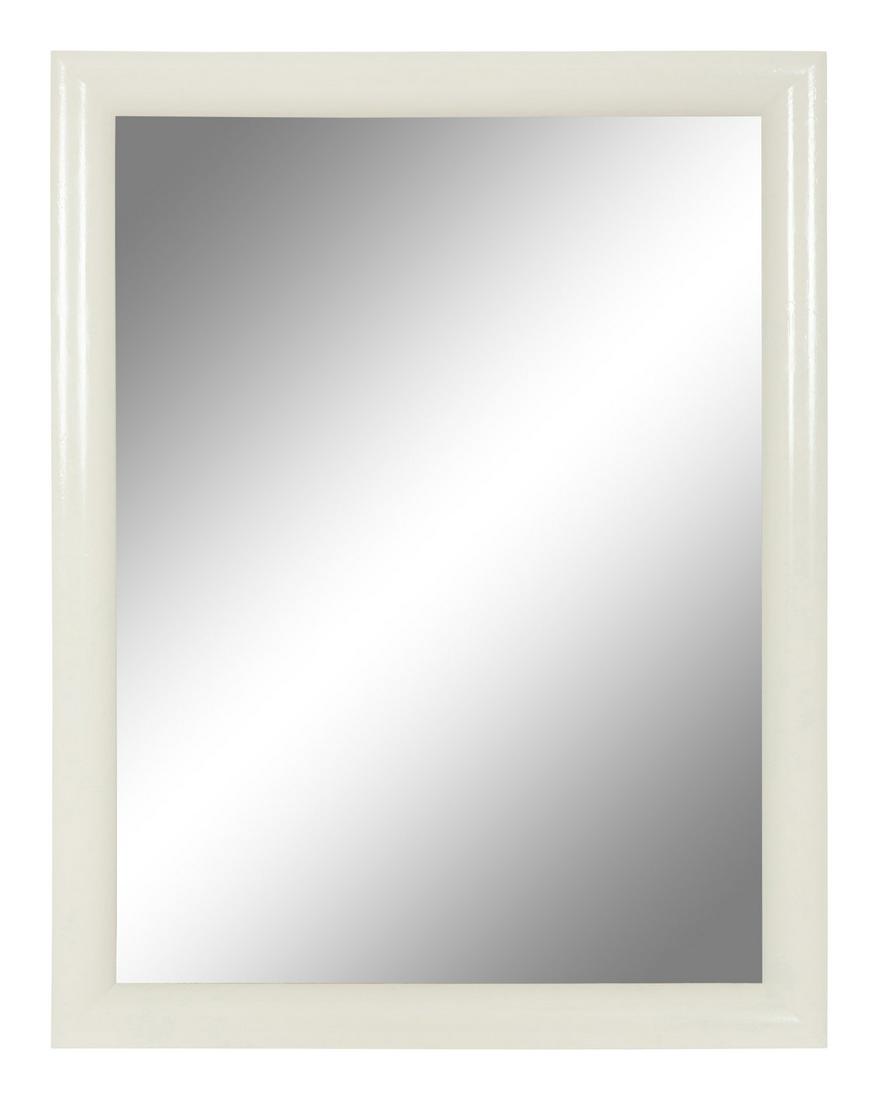 A Contemporary White Painted Framed Mirror (1 of 3)
