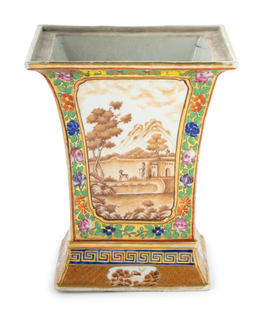 A Chinese Export Porcelain Bough Pot (1 of 3)