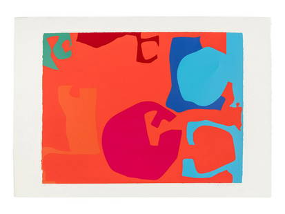 Patrick Heron (British, 1920-1999) Untitled (C.A.S.), 1971: Patrick Heron (British, 1920-1999) Untitled (C.A.S.), 1971 screenprint signed, dated, and numbered 13/75 in pencil 23 1/4 x 31 1/4 inches. Sold to Benefit the Acquisition Fund of the Indianapolis Muse