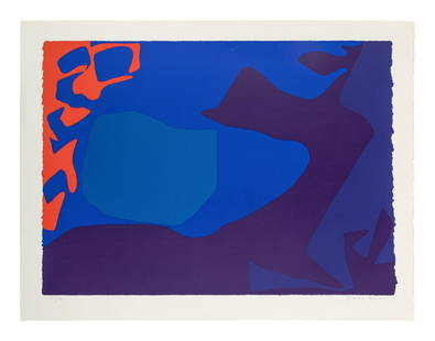 Patrick Heron (British, 1920-1999) 3 (from January 1973), 1973: Patrick Heron (British, 1920-1999) 3 (from January 1973), 1973 screenprint signed, dated, and numbered 12/72 in pencil 23 1/8 x 31 3/4 inches. Sold to Benefit the Acquisition Fund of the Indianapolis