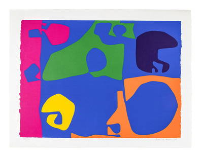 Patrick Heron (British, 1920-1999) 14 (from January 1973), 1973: Patrick Heron (British, 1920-1999) 14 (from January 1973), 1973 screenprint signed, dated, and numbered 48/72 in pencil 23 x 32 inches. Sold to Benefit the Acquisition Fund of the Indianapolis Museum