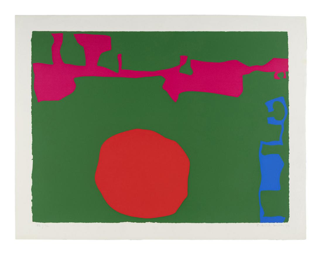 Patrick Heron (British, 1920-1999) 11 (from January 1973), 1973: Patrick Heron (British, 1920-1999) 11 (from January 1973), 1973 screenprint signed, dated, and numbered 58/72 in pencil 23 3/8 x 31 1/4 inches. Sold to Benefit the Acquisition Fund of the Indianapolis