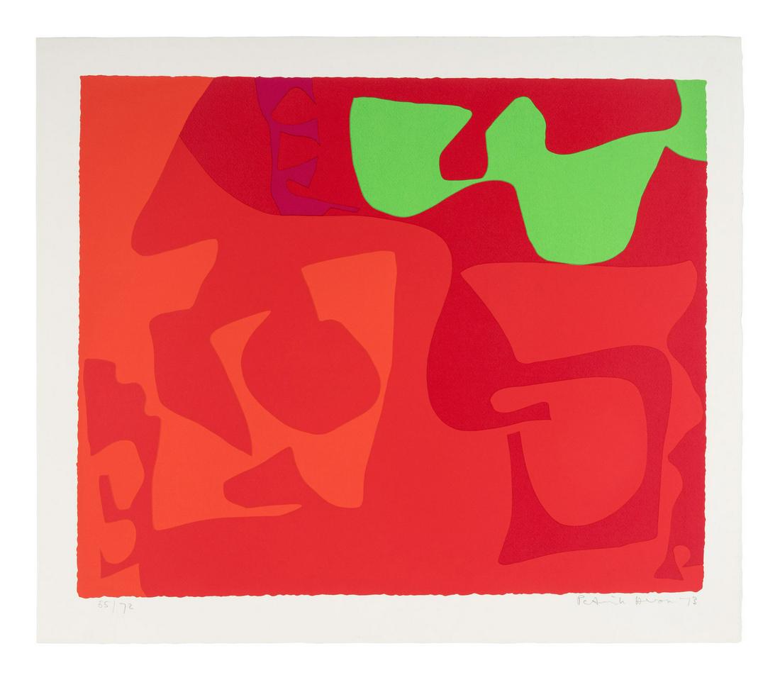 Patrick Heron (British, 1920-1999) Small Red 2, 1973: Patrick Heron (British, 1920-1999) Small Red 2, 1973 screenprint signed, titled, dated, and numbered 55/72 in pencil 16 3/4 x 20 1/2 inches. Sold to Benefit the Acquisition Fund of the Indianapolis Mu