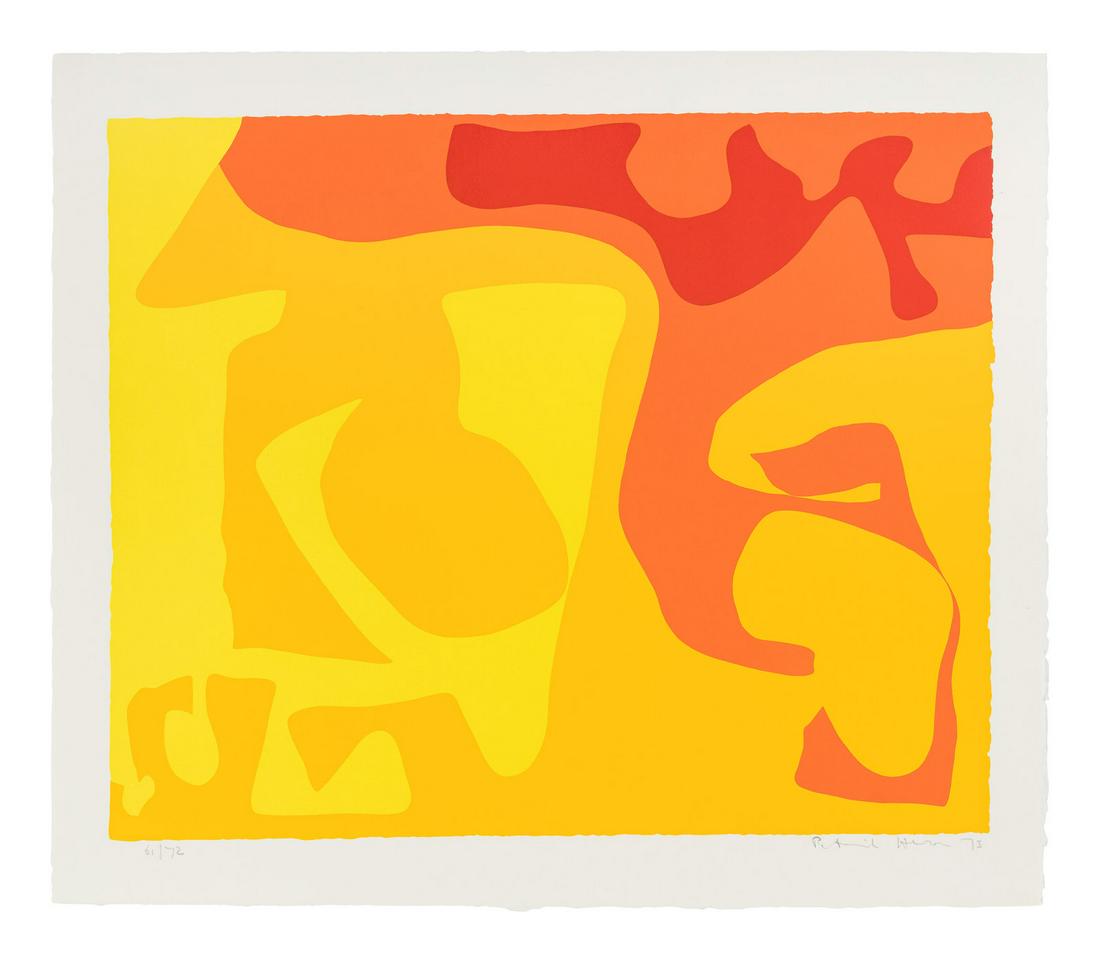 Patrick Heron (British, 1920-1999) Small Yellow, 1973: Patrick Heron (British, 1920-1999) Small Yellow, 1973 screenprint signed, titled, dated, and numbered 61/72 in pencil 16 5/8 x 20 1/2 inches. Sold to Benefit the Acquisition Fund of the Indianapolis M
