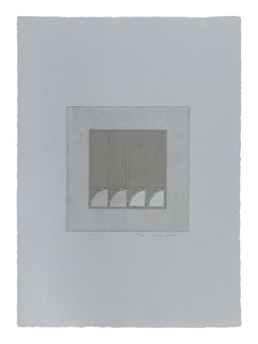 Gordon House (British, 1932-2004) A Set of 6 Prints from Arcs Within a Square, 1971 (1 of 8)