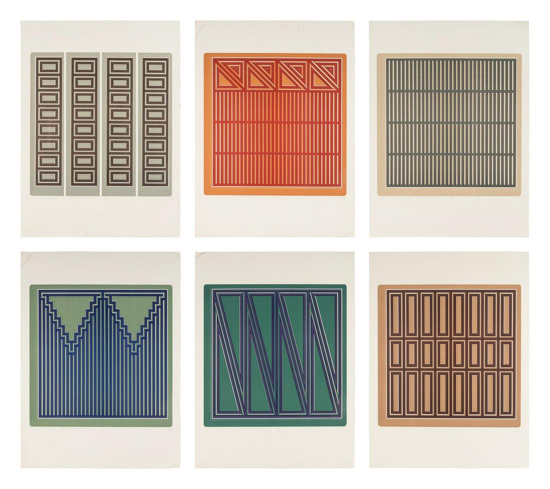 Gordon House (British, 1932-2004) A Group of Six Prints (Ladder Box; Multi Case; Vertical Screen; (1 of 12)