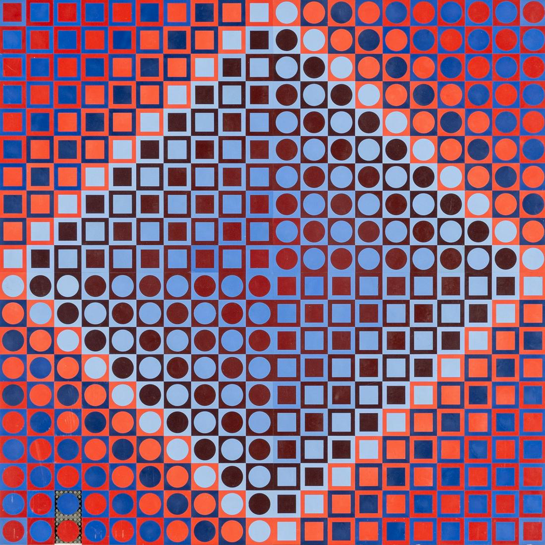 Victor Vasarely (French/Hungarian, 1906-1997) Planetary Folklore Participation (1 of 4)