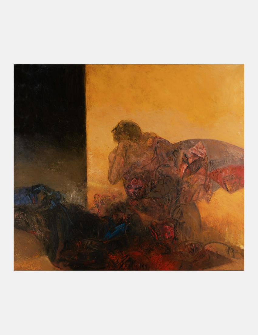 Bruno Dufourmantelle (French, b. 1949) Le Mur Jaune (The Yellow Wall), 2002 (1 of 4)