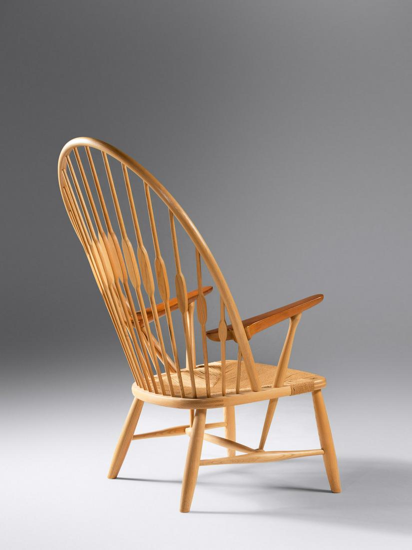 Hans J. Wegner (Danish, 1914-2007) Peacock Lounge Chair Johannes Hansen, Denmark (1 of 3)