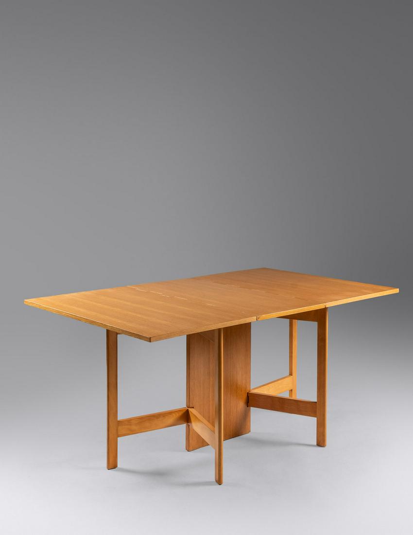 George Nelson & Associates (American, 1908-1986) Gate-Leg Dining Table Herman Miller, USA (1 of 3)