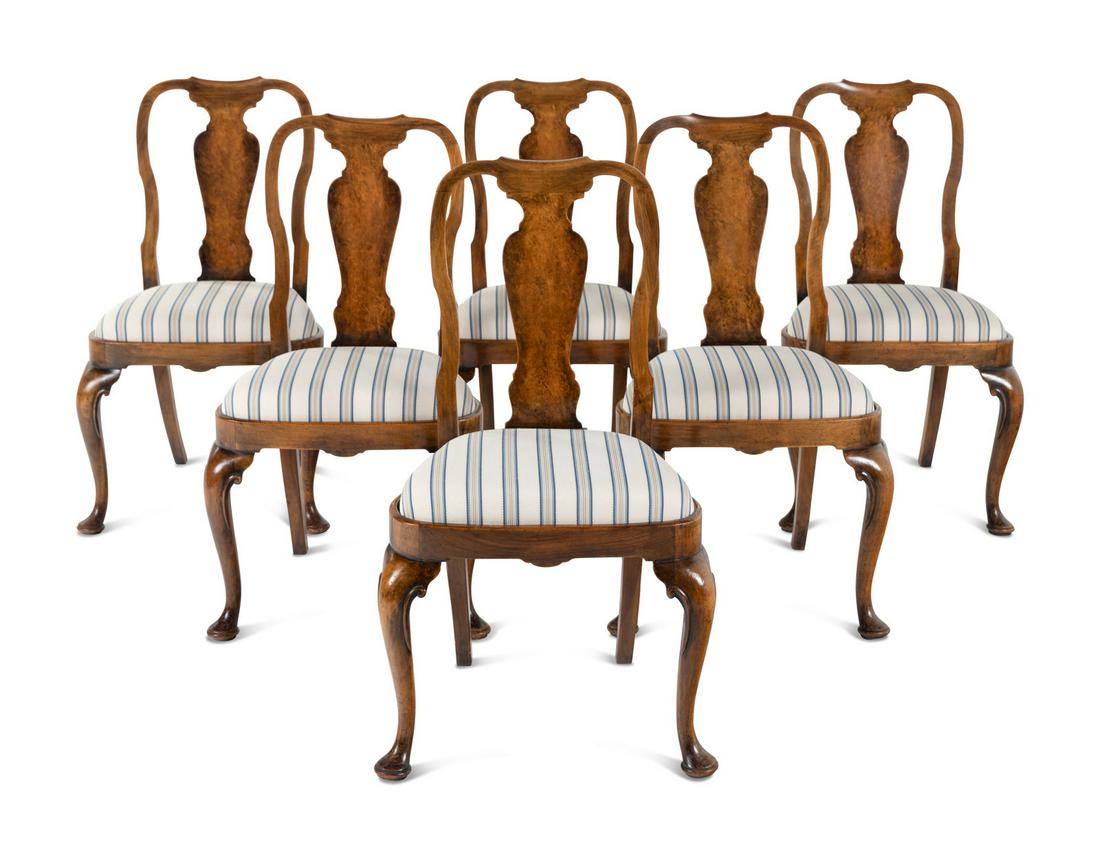 A Set of Six George I Style Dining Chairs (1 of 4)