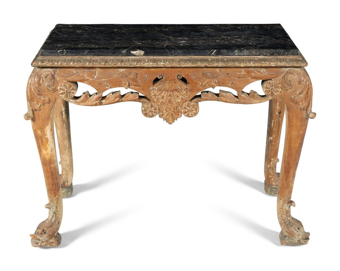 A George II Carved Pine Console Table (1 of 5)