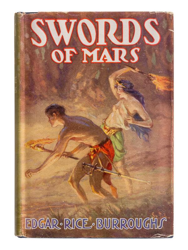 BURROUGHS, Edgar Rice. Swords of Mars. Tarzana: Edgar Rice Burroughs, Inc., 1936. FIRST EDITION. (1 of 2)