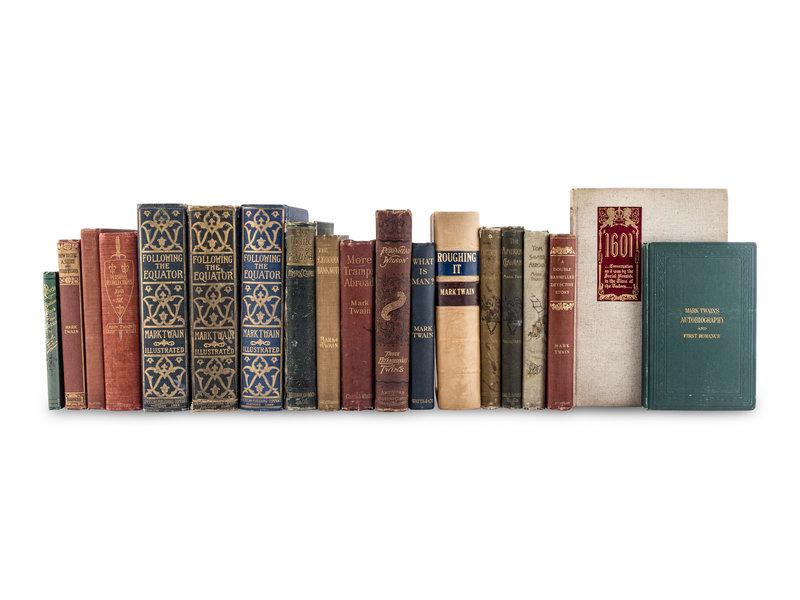 CLEMENS, Samuel Langhorne (“Mark Twain”), A group of 20 works, SOME FIRST EDITIONS. (1 of 4)