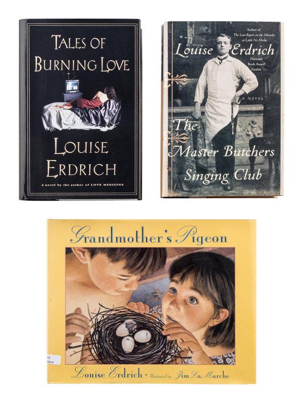 ERDRICH, Louise. Tales of Burning Love. FIRST EDITION. SIGNED. -- And 2 others. (1 of 4)