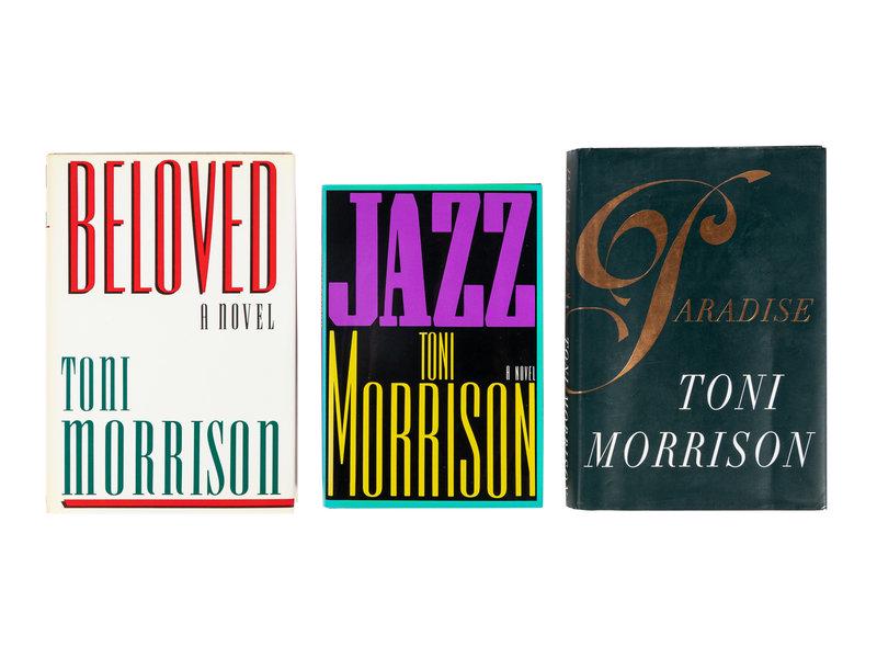 MORRISON, Toni. A group of three FIRST EDITIONS, one SIGNED. (1 of 2)