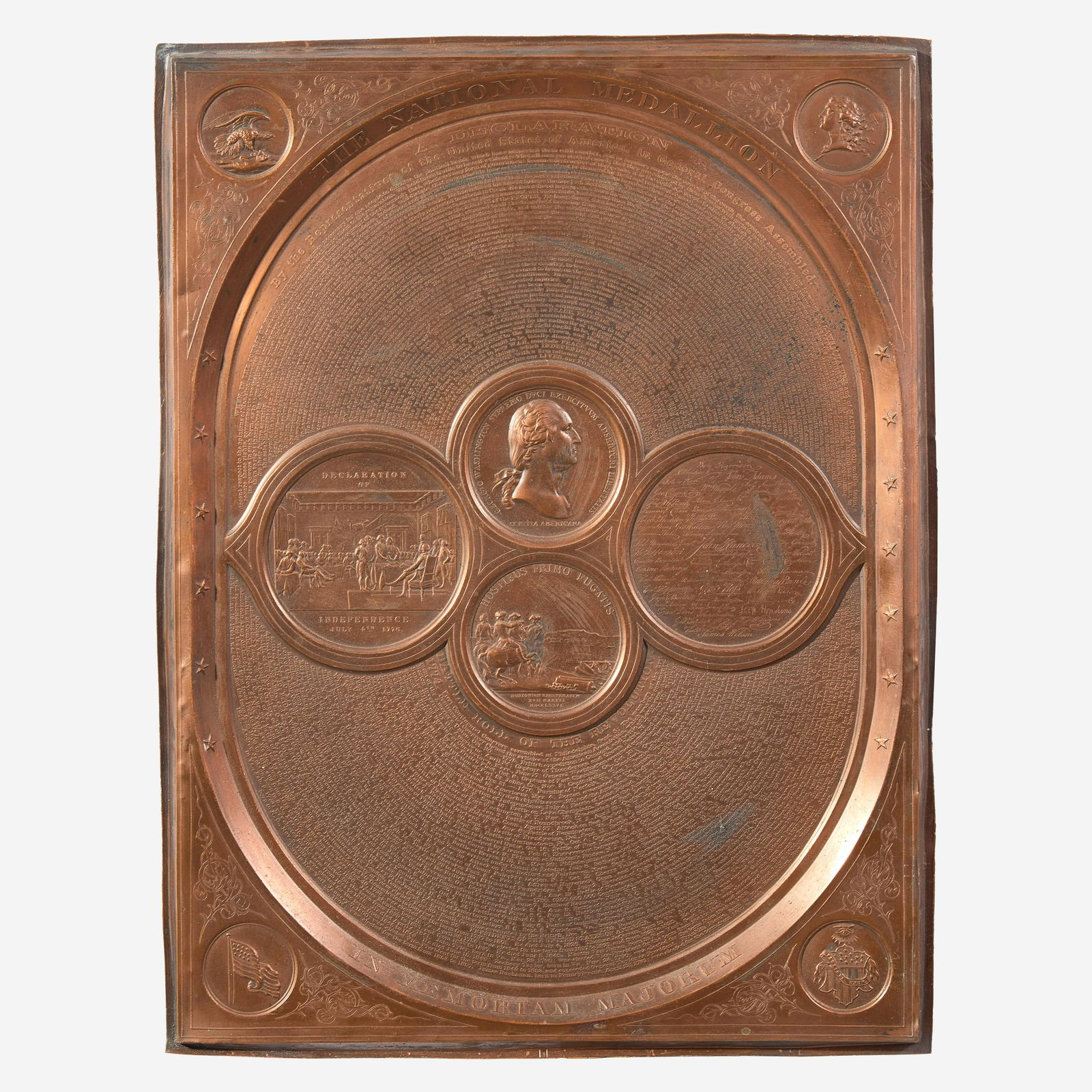 [Declaration of Independence] The National Medallion in Memoriam Majorum (1 of 2)