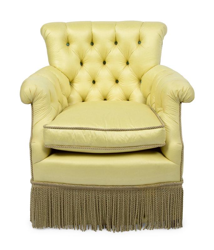 A Contemporary Upholstered Armchair (1 of 3)