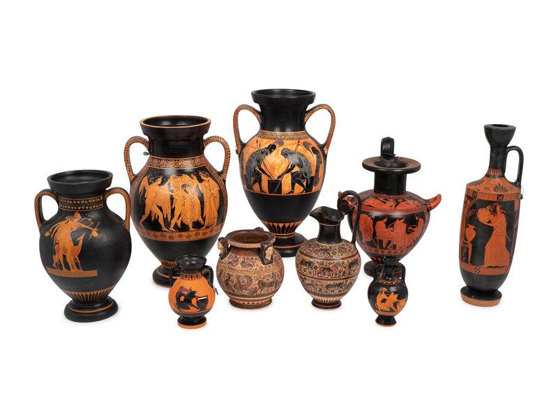 A Group of Nine Greek Style Vessels (1 of 16)