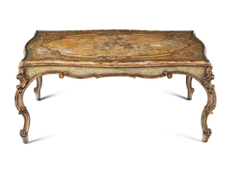 An Italian Polychrome Painted Low Table (1 of 4)