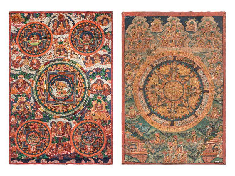 Two Tibetan Thangkas (1 of 7)