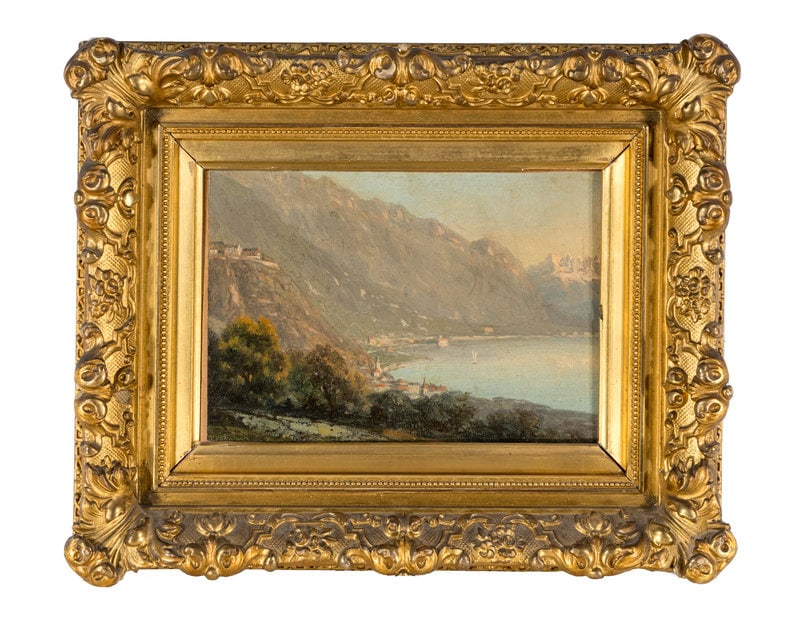 Attributed to John William Casilear 
(American, 1811–1893)
Sketch in the Alps (1 of 3)