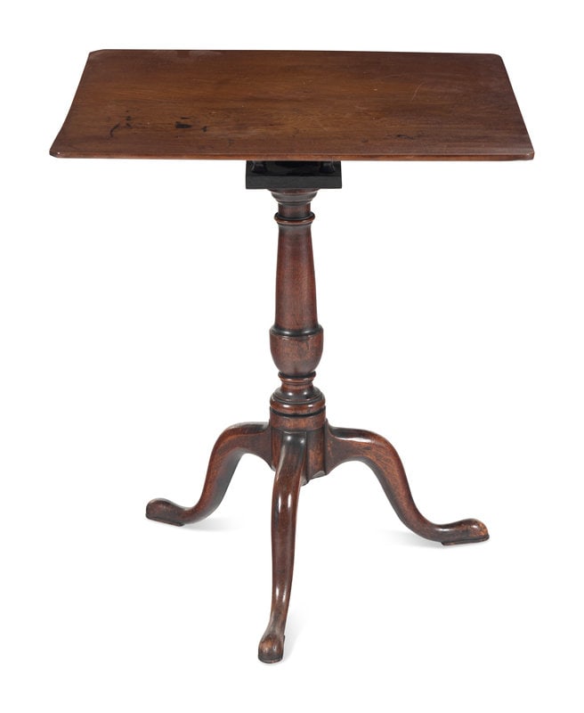 A George III Mahogany Tea Table (1 of 3)