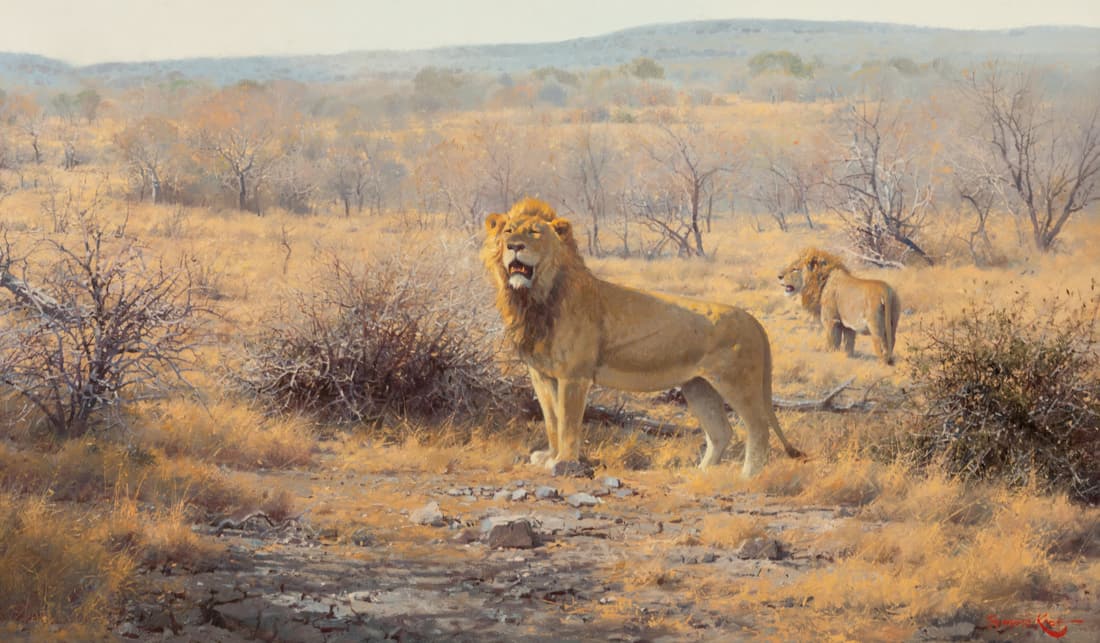 Francois Koch (South African/American, b. 1944) Patrolling the Territory (1 of 5)