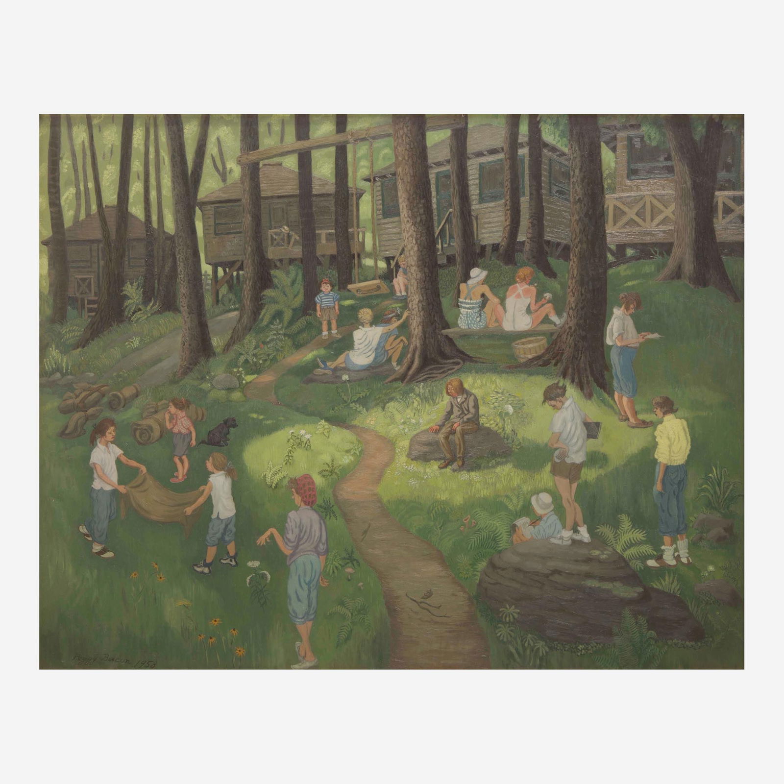 Peggy Bacon (American, 1895-1987) Camp, Alas! (1 of 5)