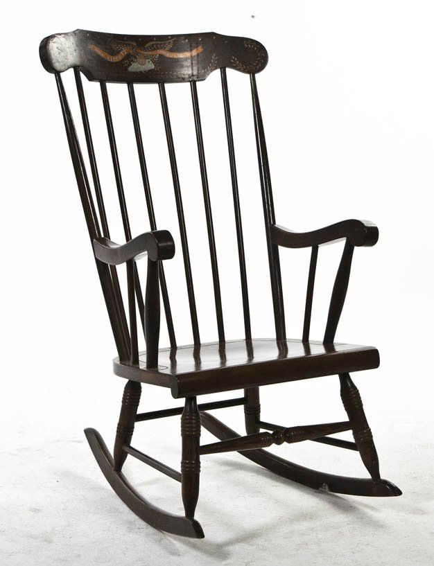 2083 An American Windsor Style Rocking Chair Height 4 May 23