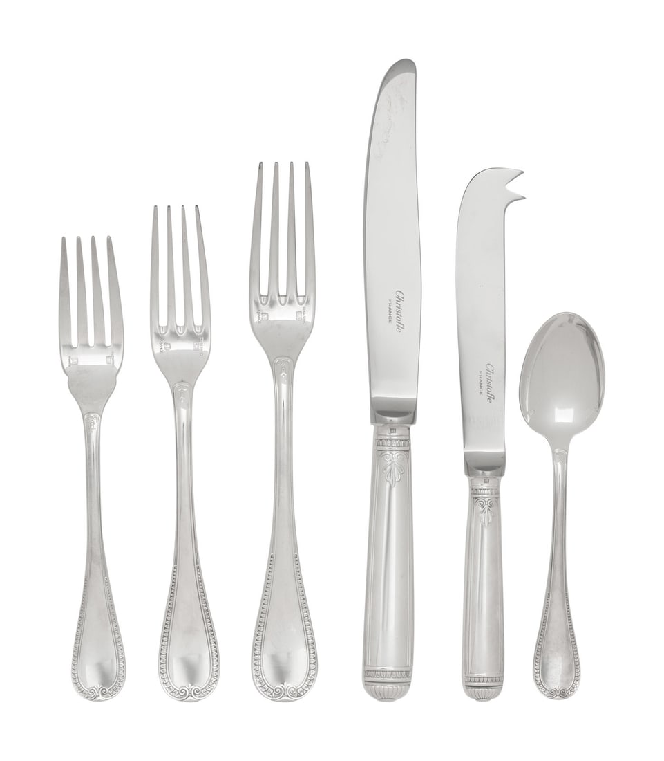 A Christofle Silver-Plate Flatware Service (1 of 4)