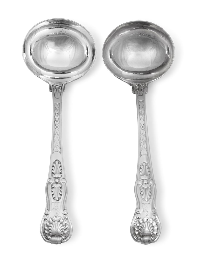 A Pair of Paul Storr Silver Sauce Ladles (1 of 4)