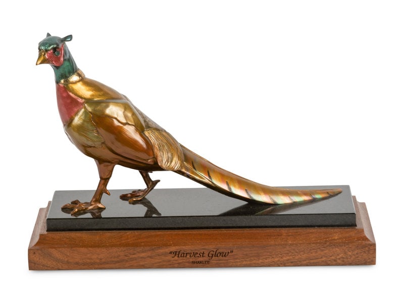 Kim Shaklee (American, b. 1956) Harvest Glow, edition 7/30, 2007: Kim Shaklee (American, b. 1956) Harvest Glow, edition 7/30, 2007 bronze signed Kim Shaklee and numbered (base) height 7 1/4 x width 12 1/4 x depth 3 inches The Laumeister Collectio