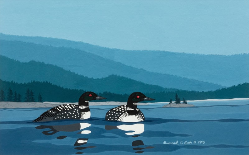 Bernard C. Scott
(British, 20th Century)
Loon, 1990 (1 of 5)