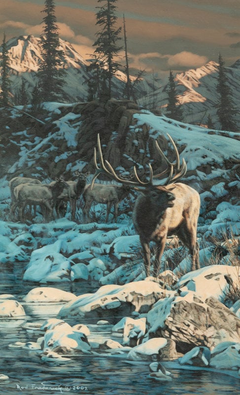 Rod Frederick
(American, b. 1956)
Winter Shadows, 2002 (1 of 5)