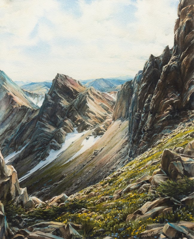 Dan Ball
(American, 20th Century)
Never Summer Divide, 1987 (1 of 5)