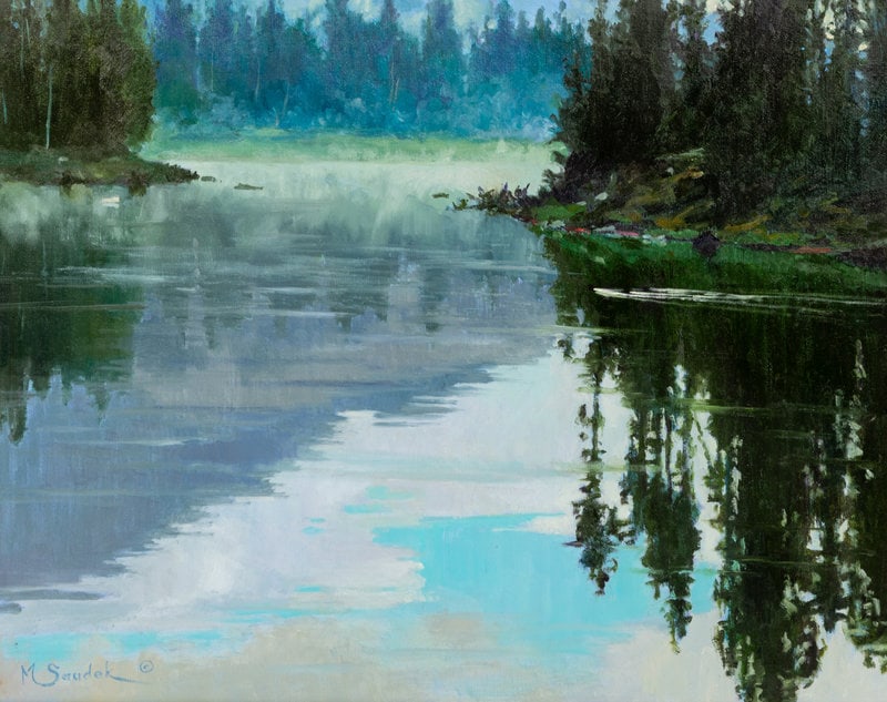 Martha Saudek
(American, 1923-2015)
Wake of Shining Water, 1996 (1 of 5)