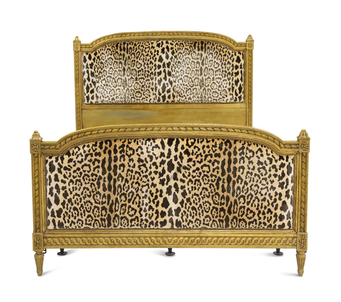 A Louis XVI Style Giltwood Bed (1 of 4)