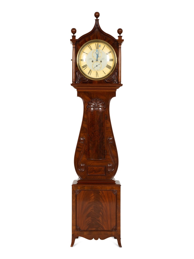 A Scottish Regency Mahogany Tall Case Clock (1 of 6)
