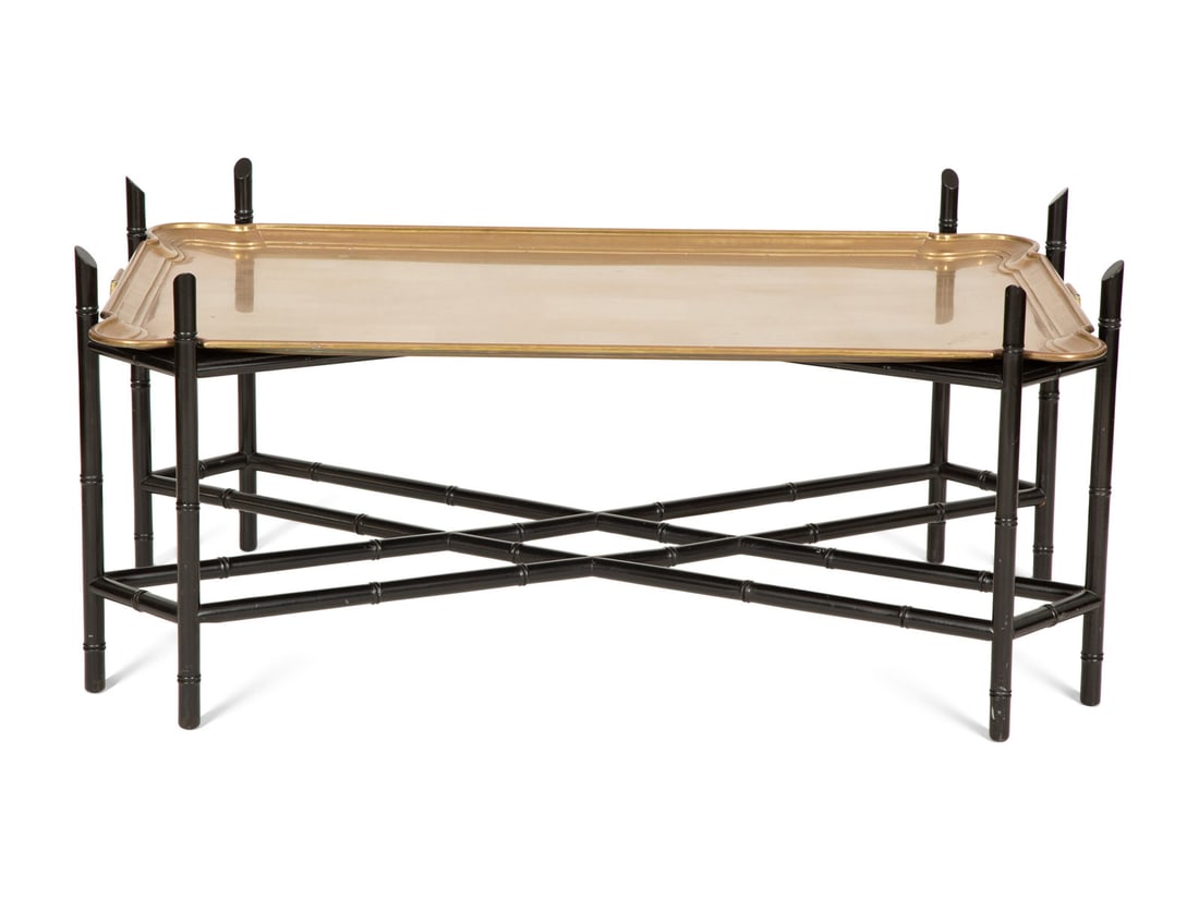 A Regency Style  Brass Tray Table by Yale Burge (1 of 4)