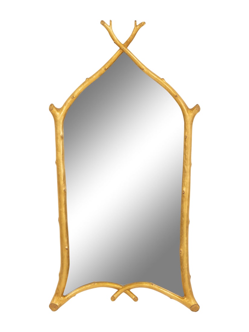 A Pair of Carol Canner Giltwood Gothic Twig Mirrors (1 of 6)
