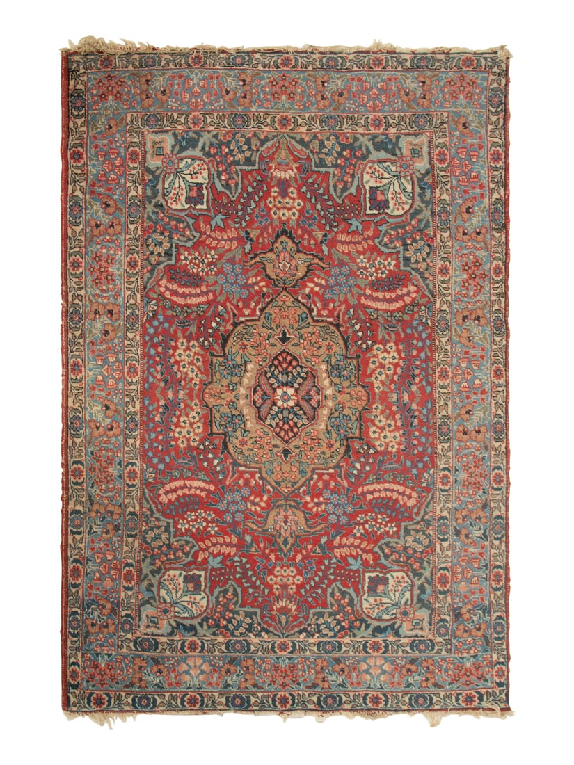 A Pair of Tabriz Wool Rugs: A Pair of Tabriz Wool Rugs 20th Century Each 6 feet 1 inch x 4 feet 8 inches. Property from the Estate of Joanna Hoffman, Palm Beach, and Her Father, John Hoffman, Member of the British Antique Dealer