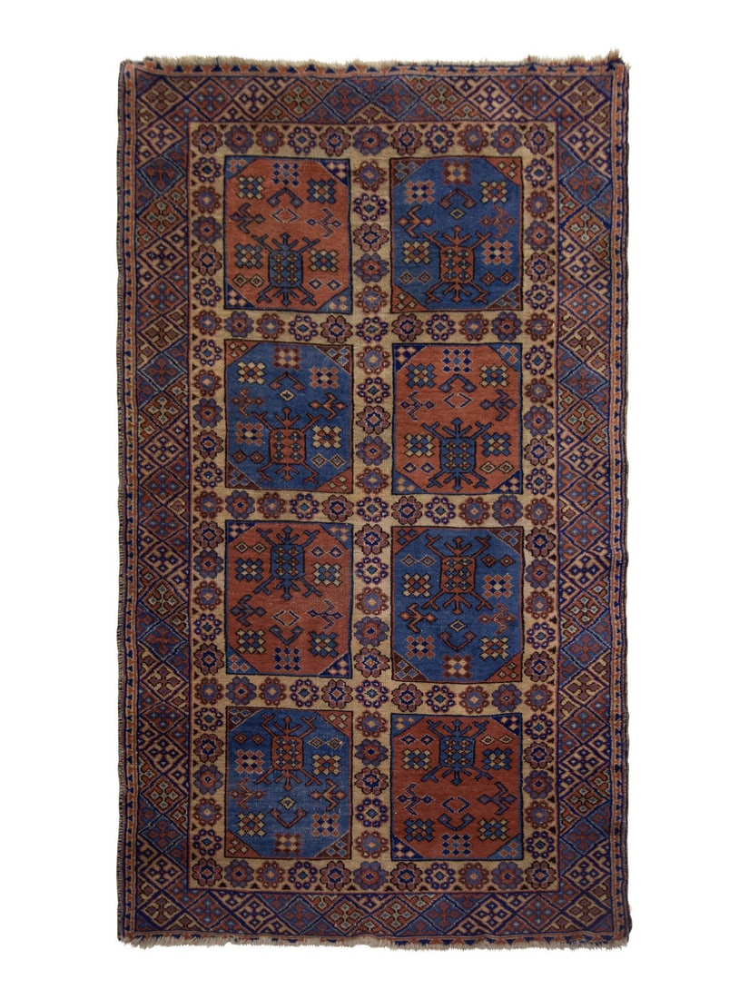 A Caucasian Wool Rug: A Caucasian Wool Rug 20th Century 7 feet 2 inches x 4 feet 3 inches. Property from the Estate of Joanna Hoffman, Palm Beach, and Her Father, John Hoffman, Member of the British Antique Dealers’