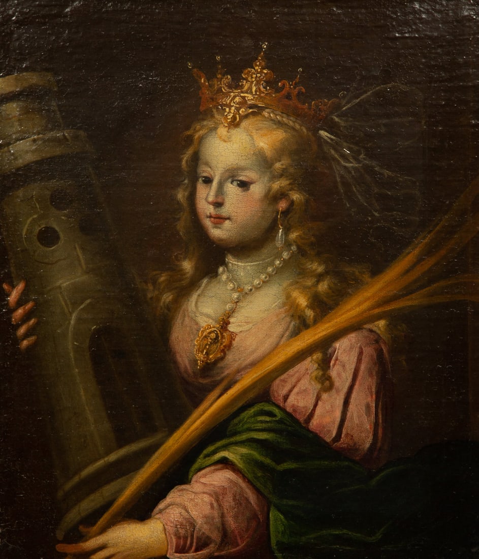 Follower of Paolo Veronese St. Barbara (1 of 4)