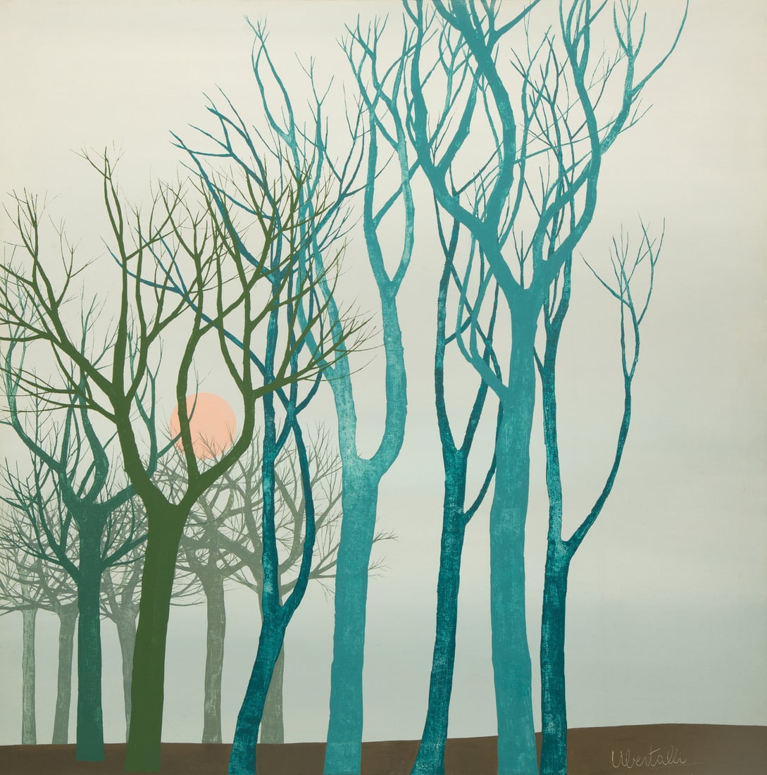 Hector Ubertalli (Argentine/American, 1928-1990) Treescape, 1973 (1 of 5)