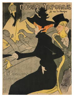 Henri de Toulouse-Lautrec (French, 1864-1901) Divan Japonais, 1893: Henri de Toulouse-Lautrec (French, 1864-1901) Divan Japonais, 1893 lithograph 31 1/2 x 23 3/4 inches. Printed by Edward Ancourt, Paris Literature: Wittrock P11